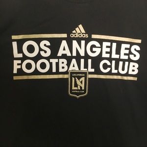 adidas Shirts - ADIDAS Black LAFC Long Sleeved Athletic T-Shirt adidas Shirts - ADIDAS Black LAFC Long Sleeved Athletic T-Shirt